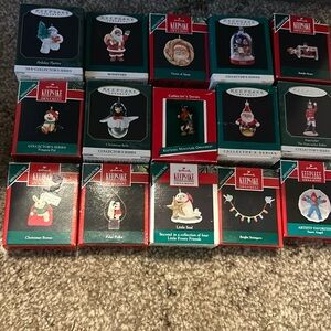 Miniature Hallmark keepsakes  ornaments